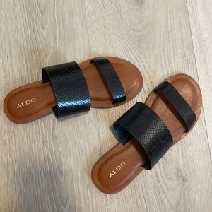 Aldo Black Sandals